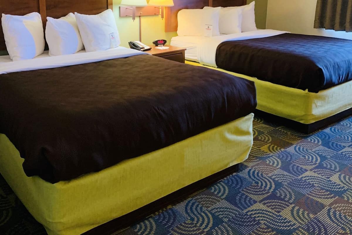 In-room safe, blackout curtains, iron/ironing board