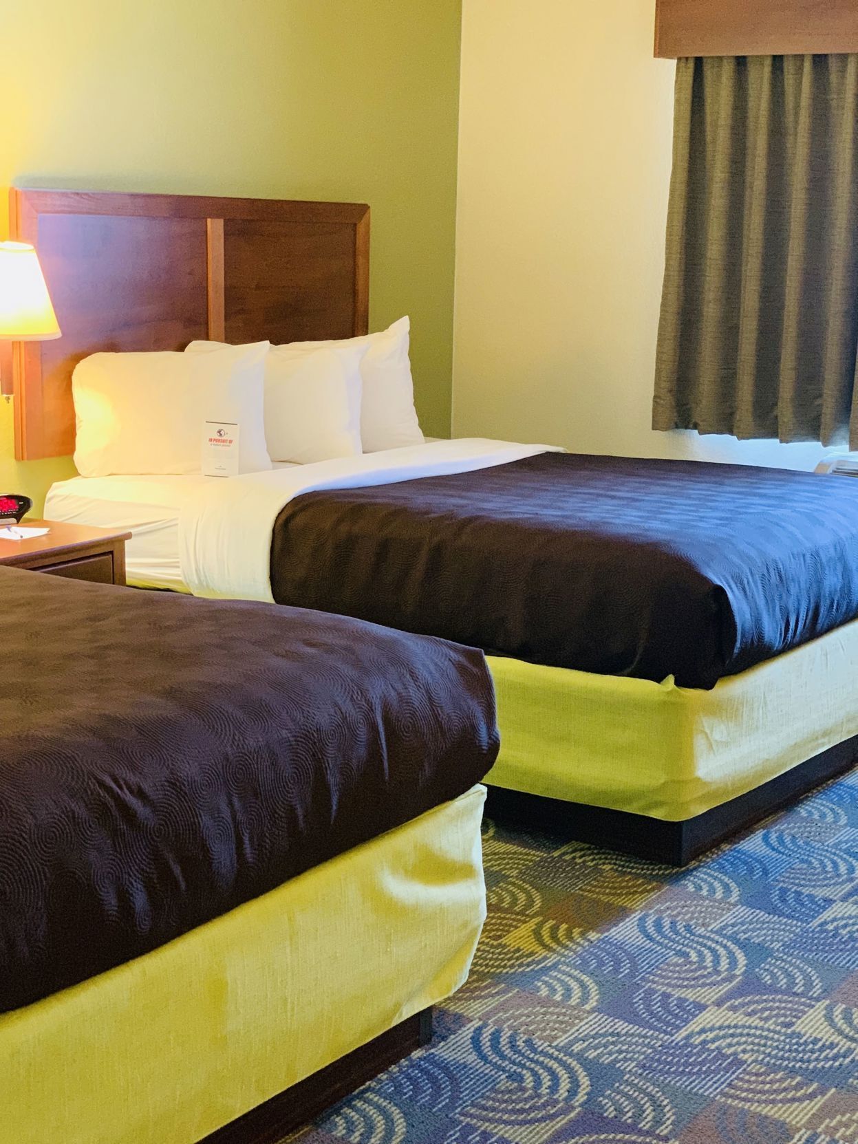 In-room safe, blackout curtains, iron/ironing board
