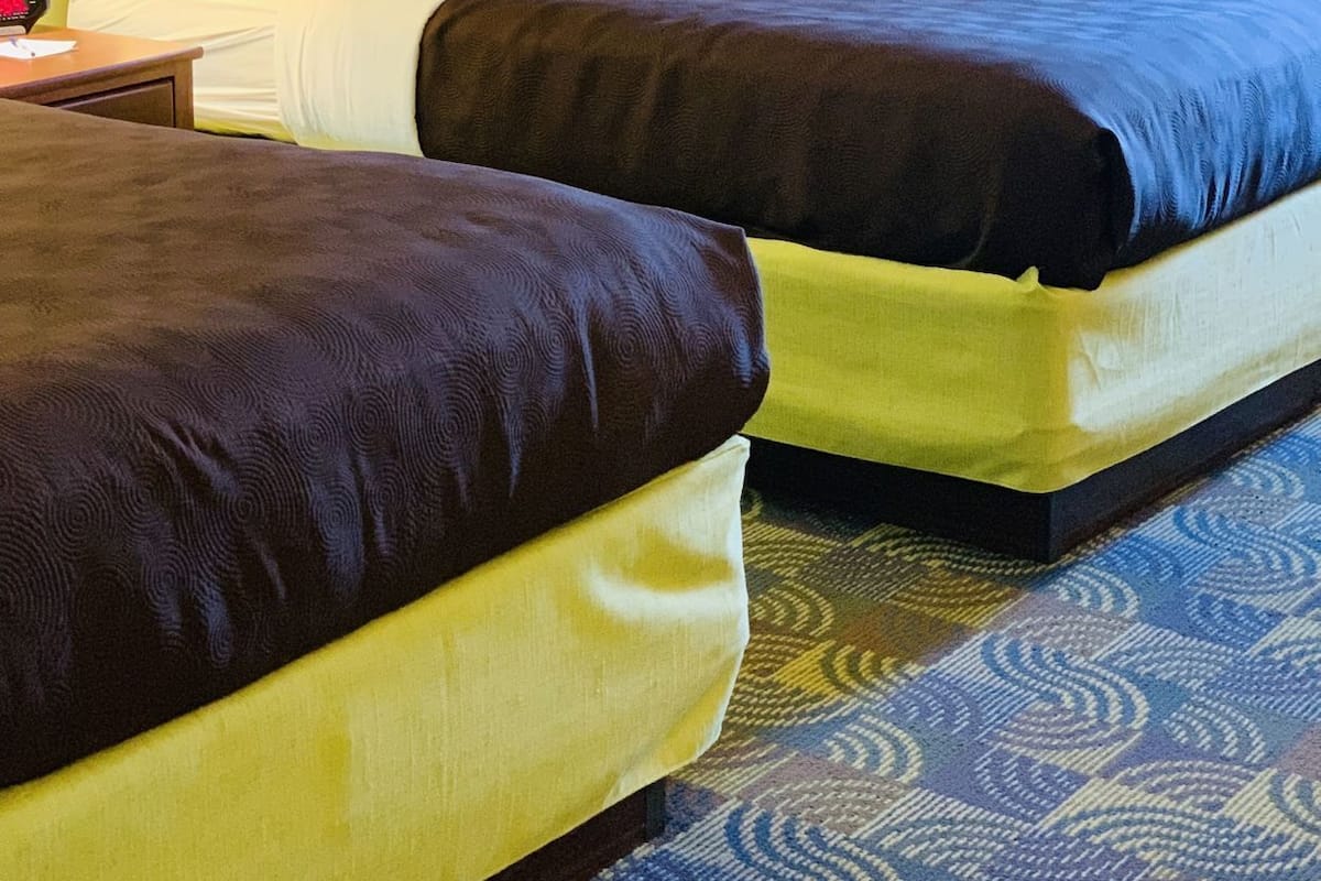 In-room safe, blackout curtains, iron/ironing board