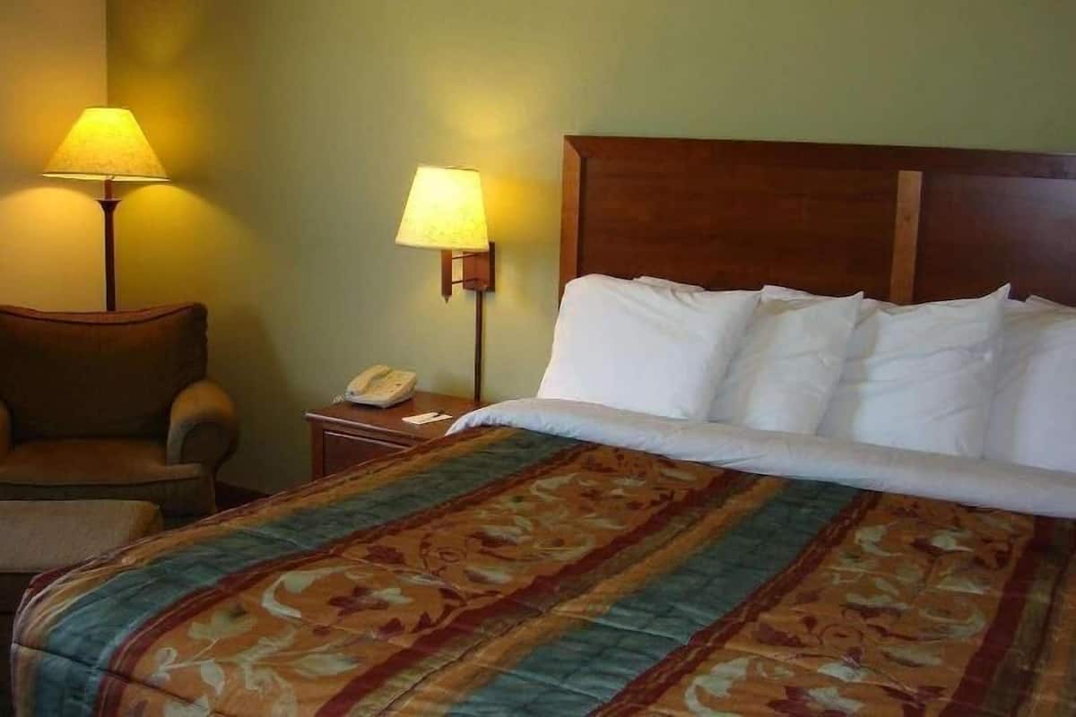In-room safe, blackout curtains, iron/ironing board