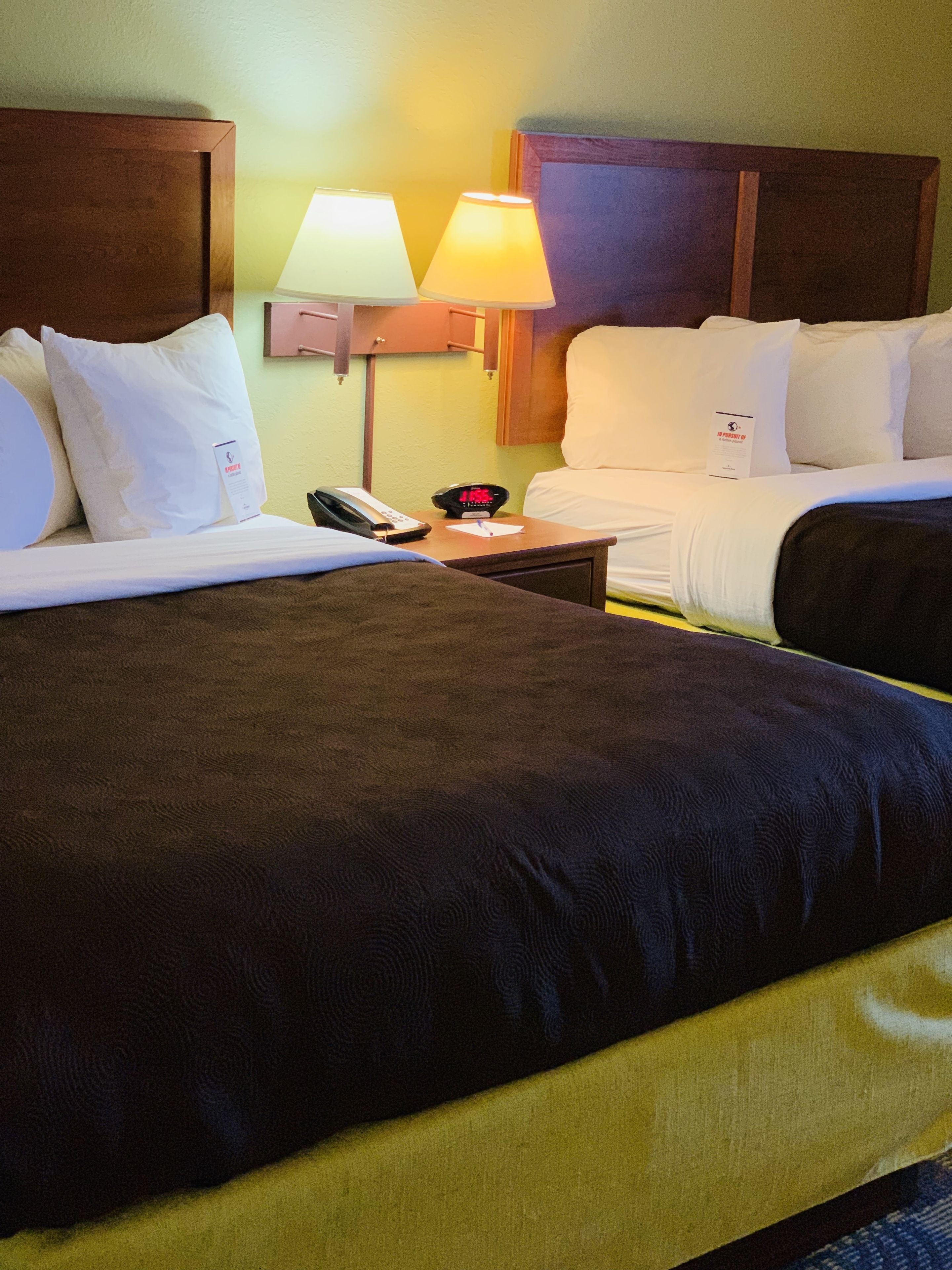 deluxe room, 2 queen beds, non smoking | in-room safe, blackout curtains, iron/ironing board