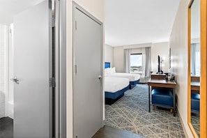 Two queen beds nonsmoking | Pillowtop beds, in-room safe, desk, blackout drapes