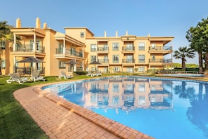 2 outdoor pools, open 9:00 AM to 9:00 PM, pool umbrellas, sun loungers