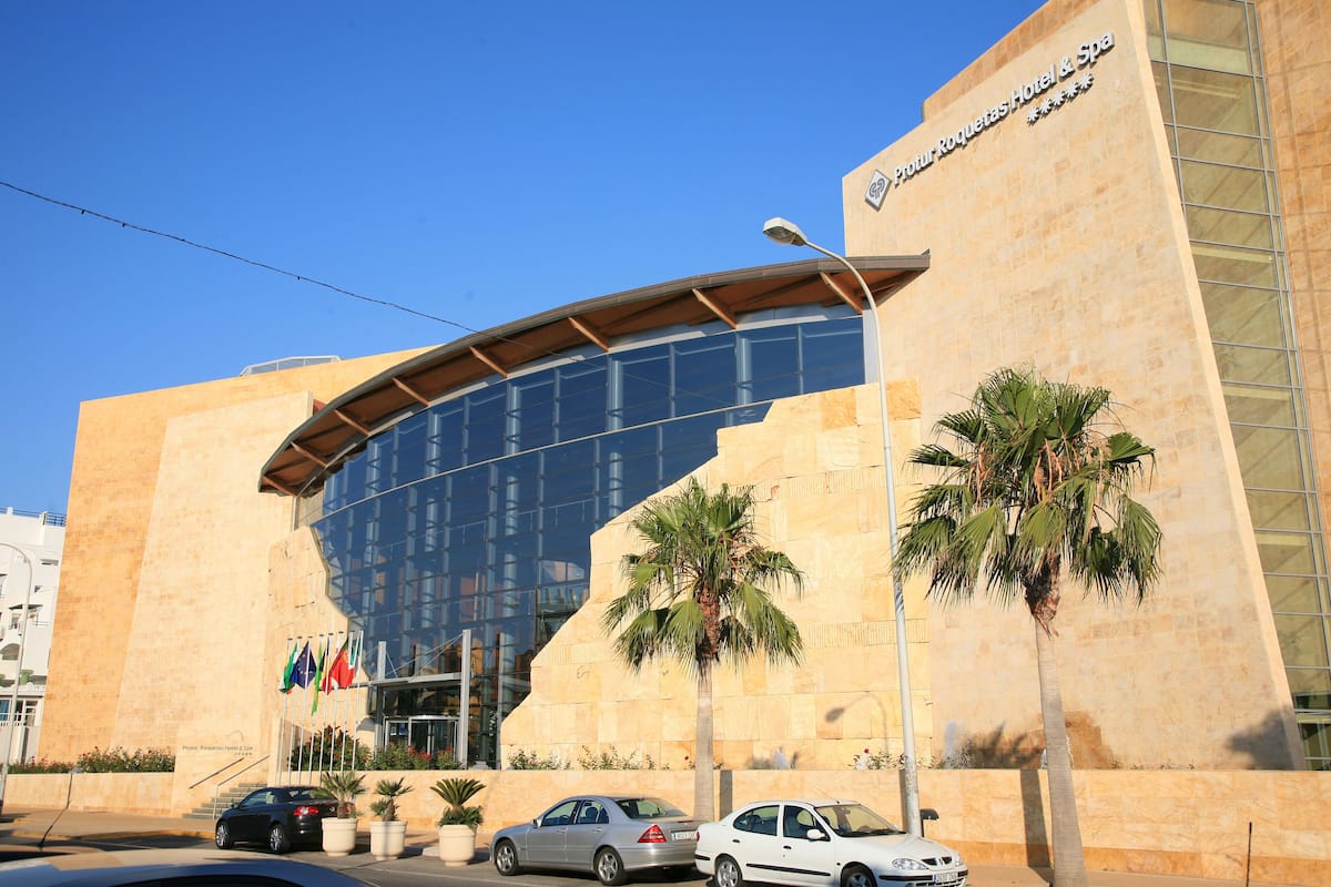 front of property