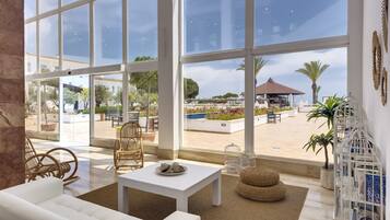 Vue sur la piscine, ouvert tous les jours