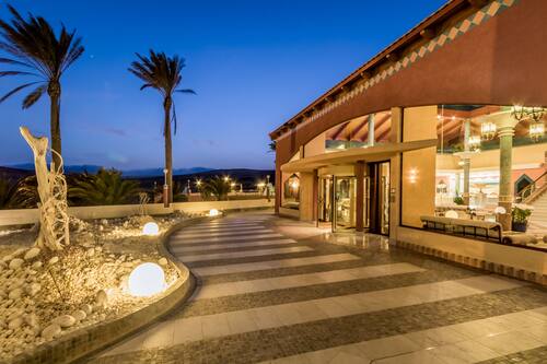 Front of property - evening/night
