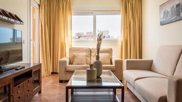 Minibar, desk, blackout drapes, free WiFi