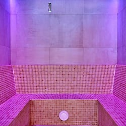 Sauna, hot tub, steam room, body treatments, mud baths, facials