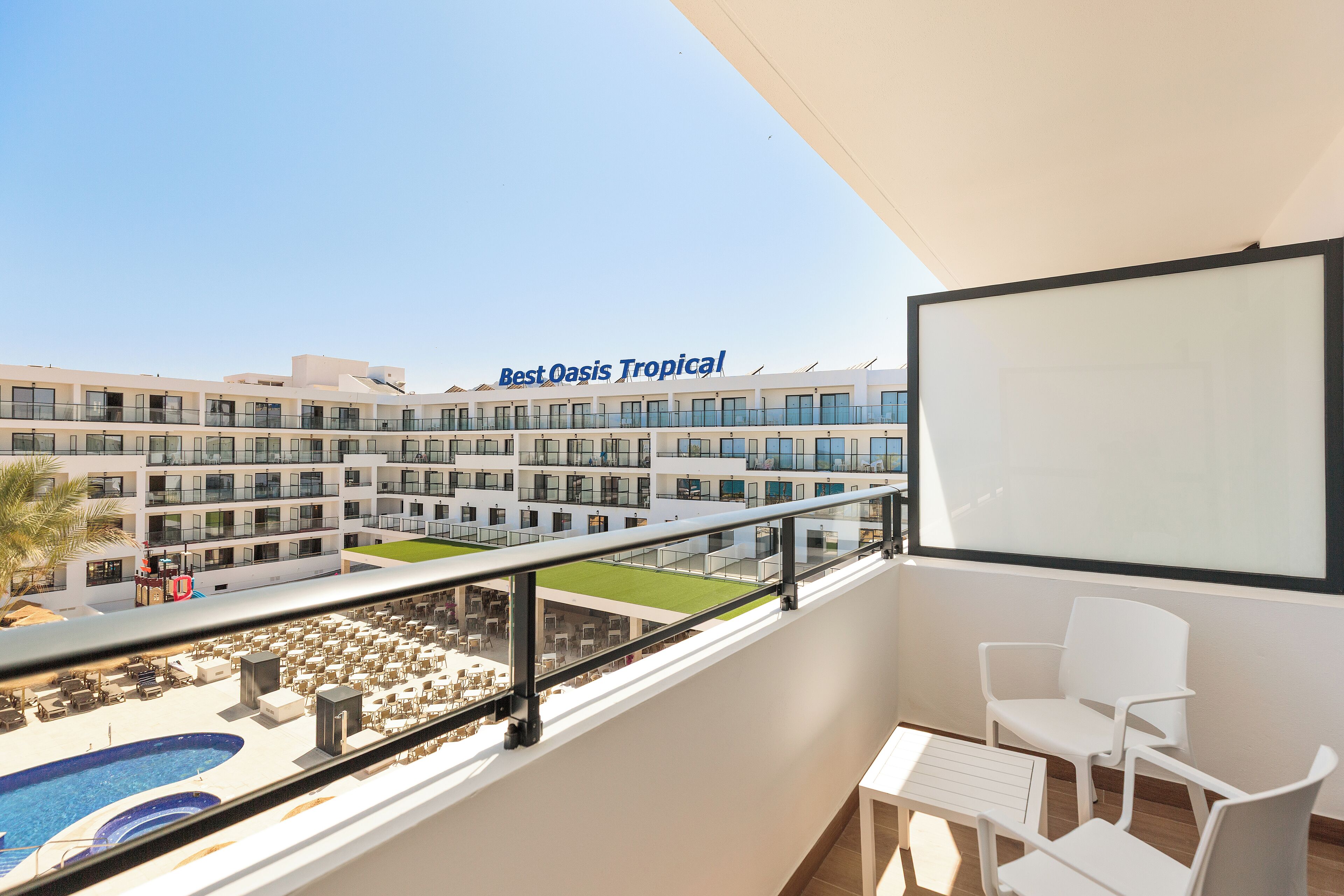 Vista des de l'habitació