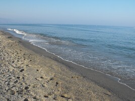 在附近的私人海滩