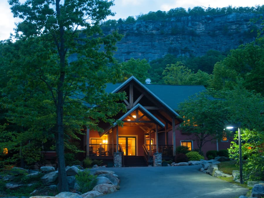 Front of property - evening/night