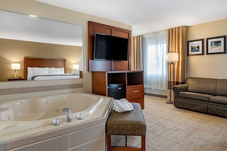 Pillow-top beds, desk, blackout curtains, iron/ironing board. Comfort Inn & Suites Diamondale – Lansing