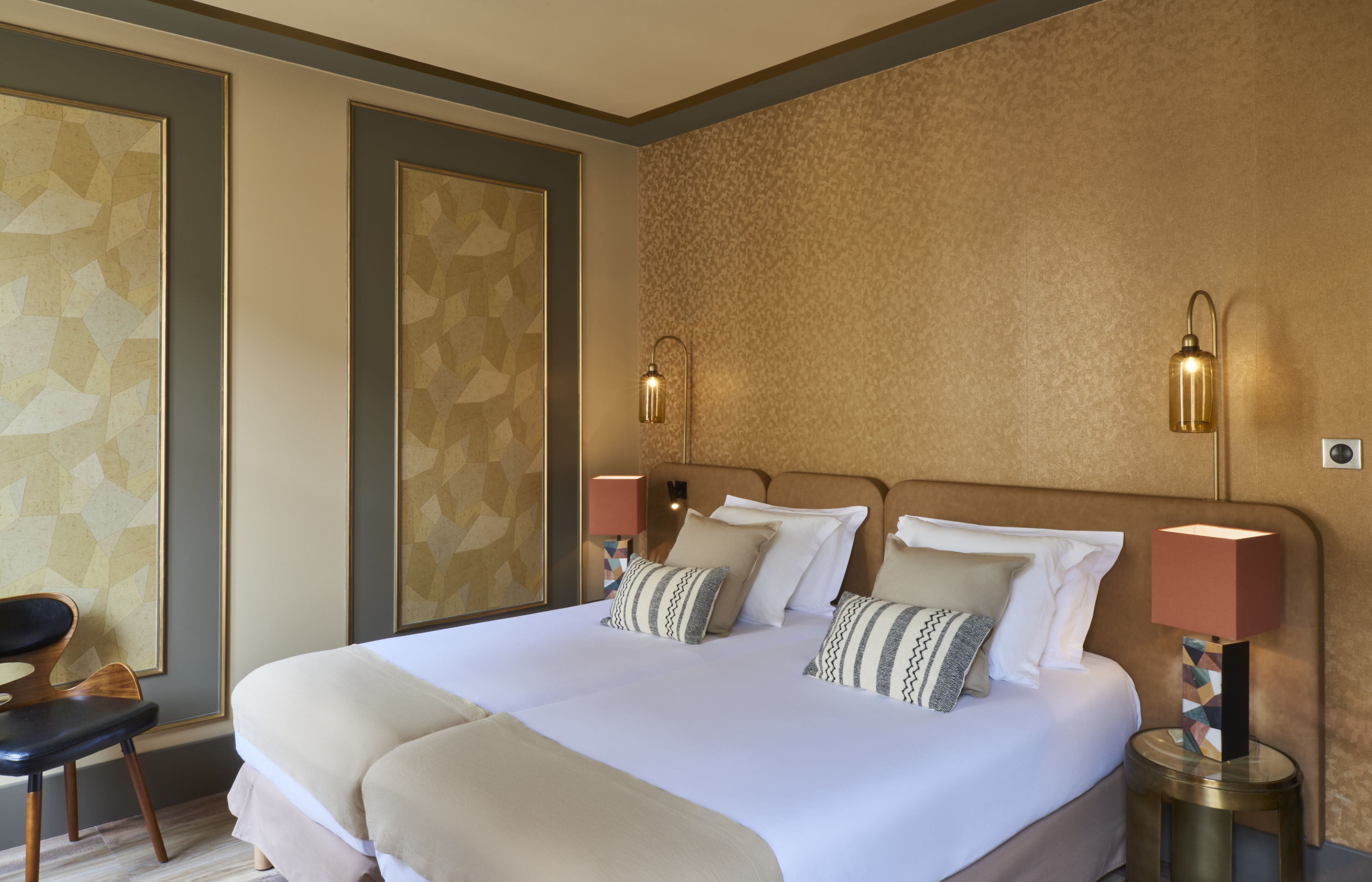 deluxe triple room | in-room safe, desk, laptop workspace, soundproofing