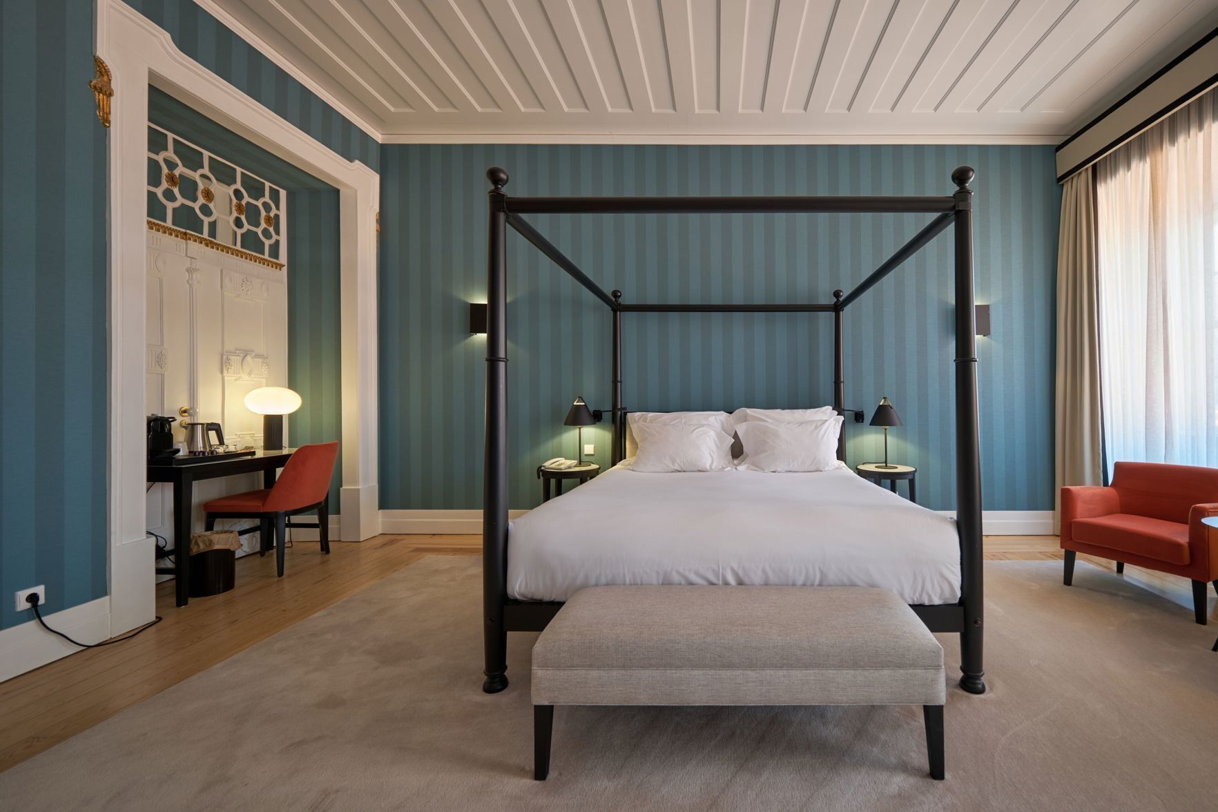 Premium bedding, minibar, in-room safe, desk