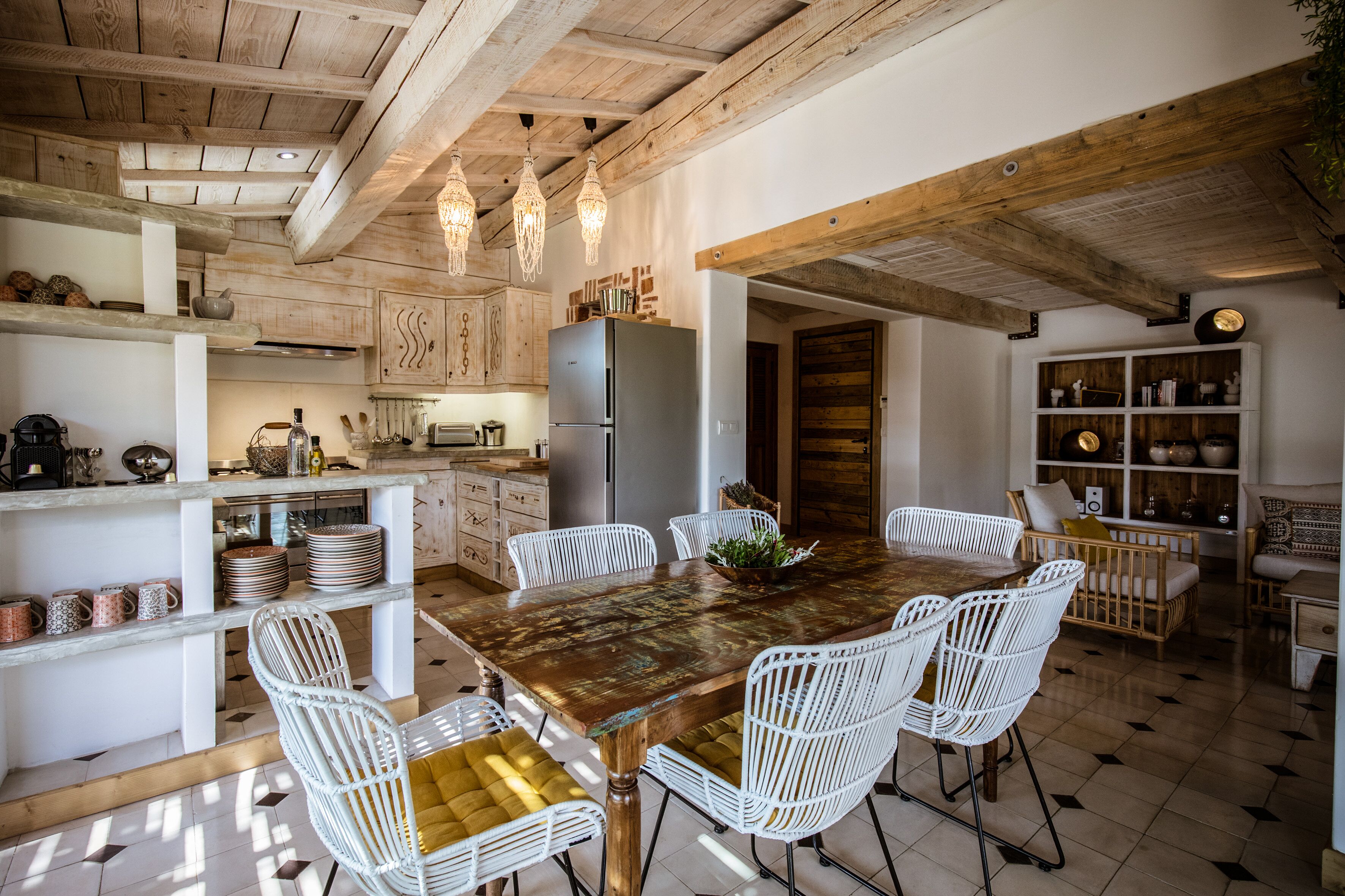 luxury villa (6 persons - 5 minutes away from hotel) | living area | flat-screen tv