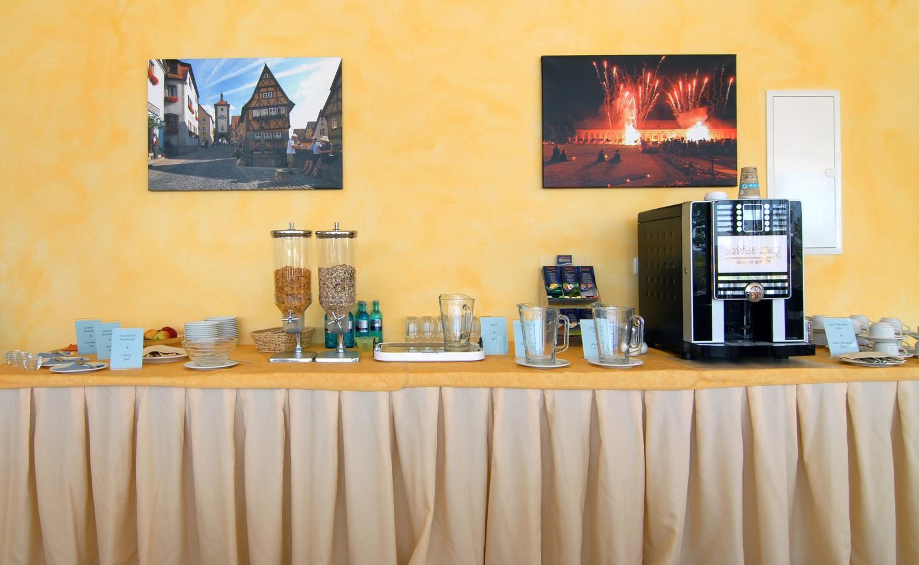 daily self-service breakfast (eur 10.00 per person)