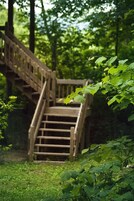 Family Cabin (Redbud Cabin) | Garden view