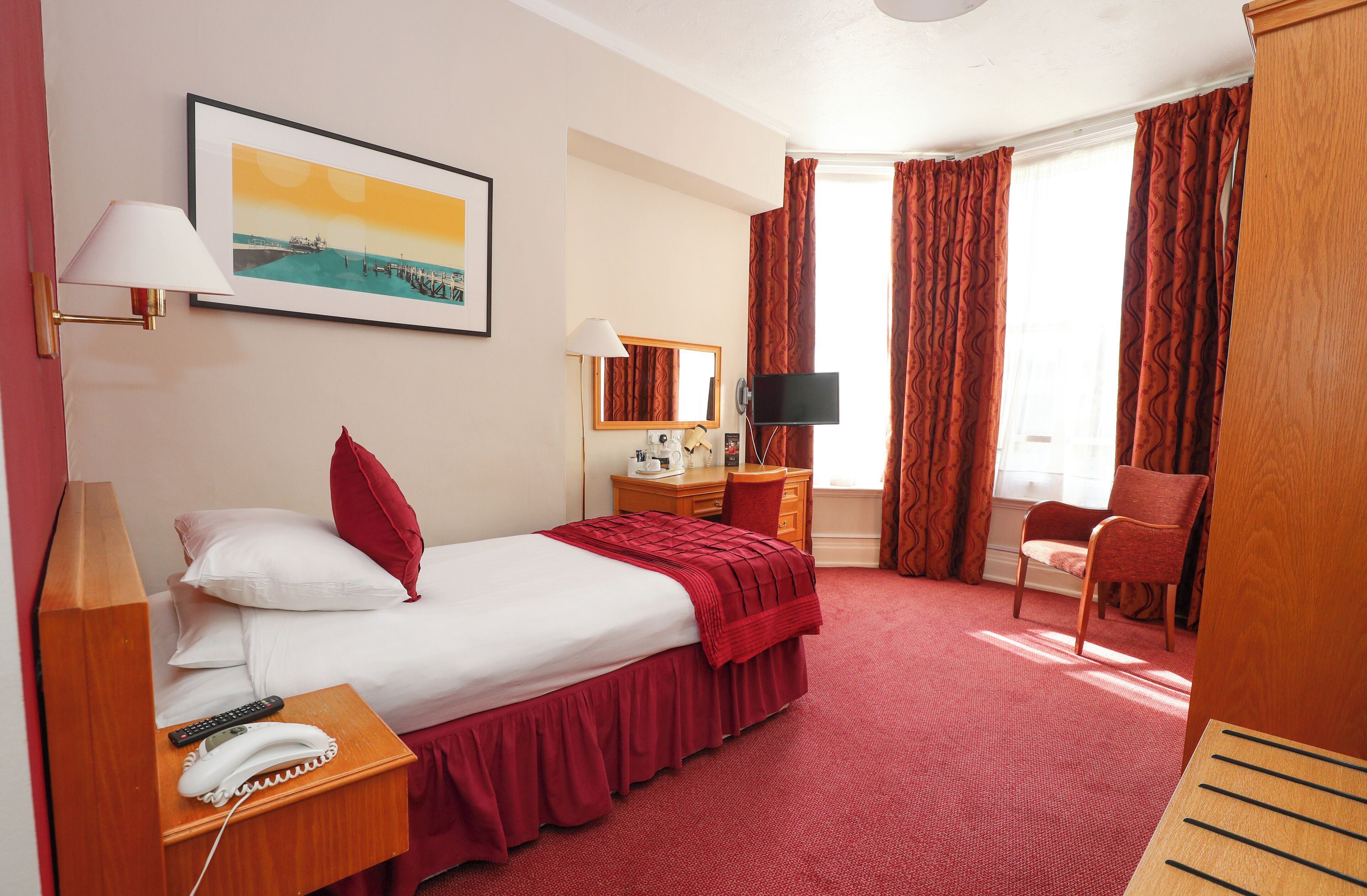 Skrivebord, wi-fi (inkludert), sengetøy og rullestolvennlig