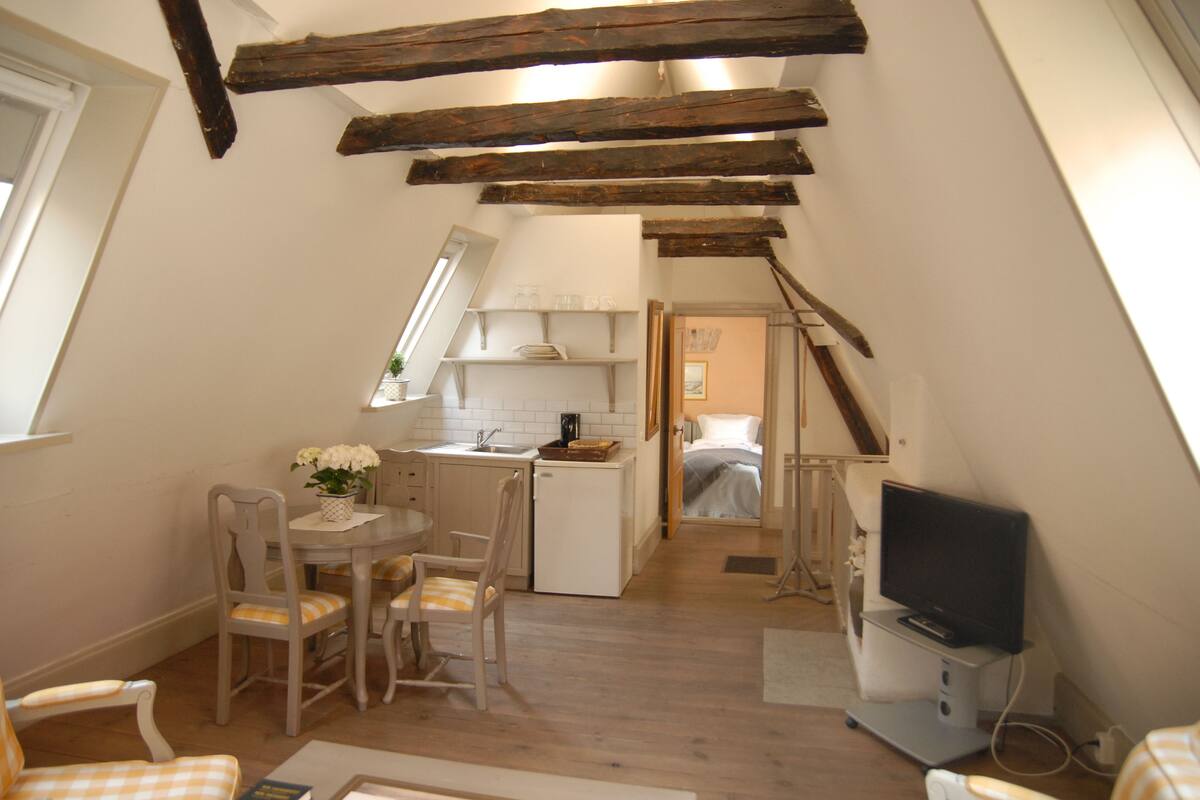 suite | living area | flat-screen tv