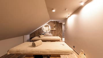 Sauna seca, sauna a vapor, tratamentos corporais, esfoliação corporal