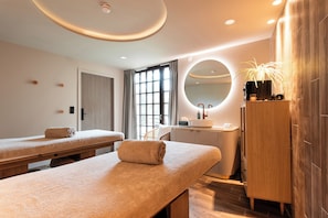 Sauna, steam room, body treatments, body scrubs, facials - La Maison Obono Hôtel Restaurant & Spa (Bono)