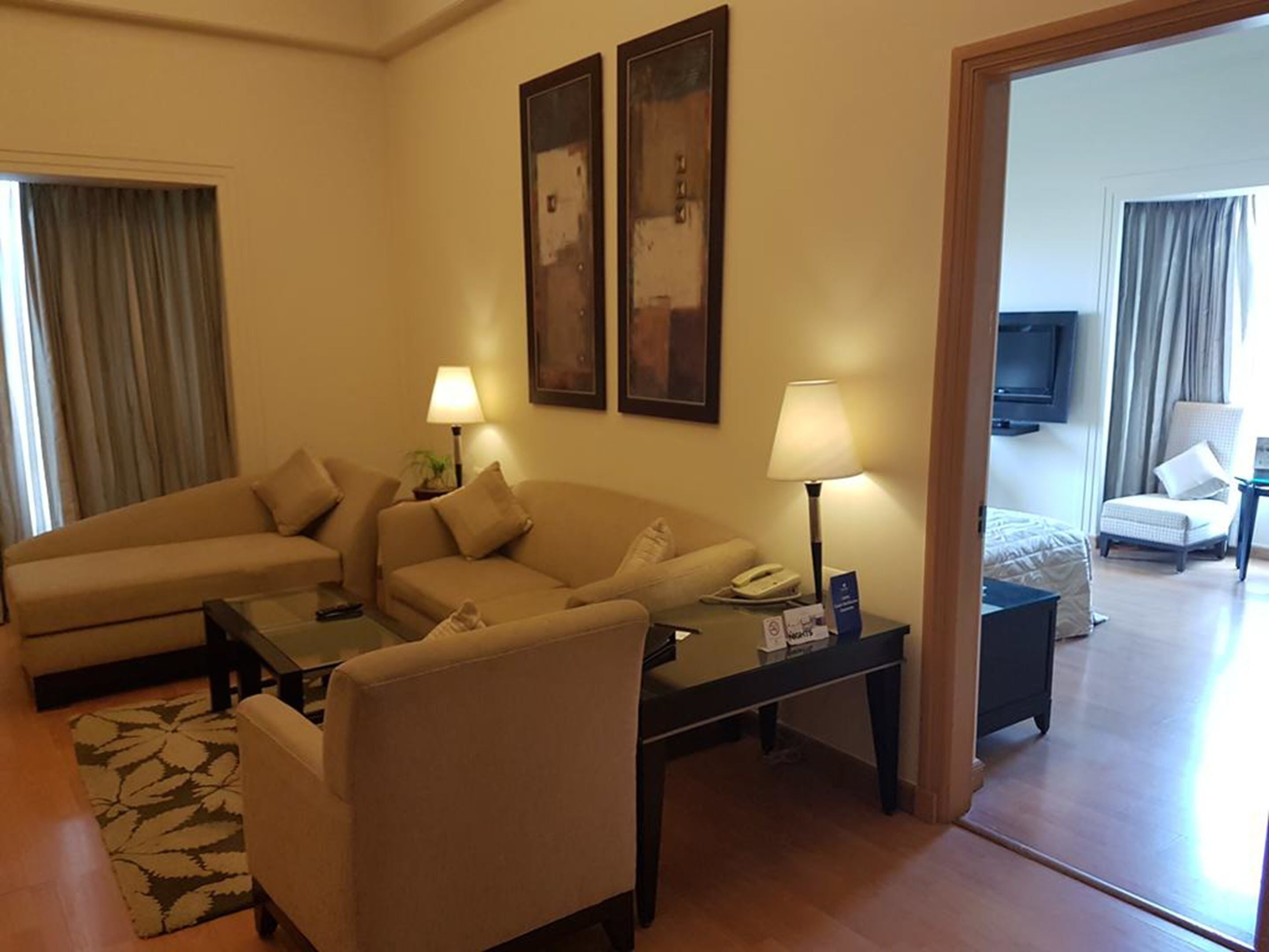 executive suite | 1 bedroom, minibar, in-room safe, individually furnished