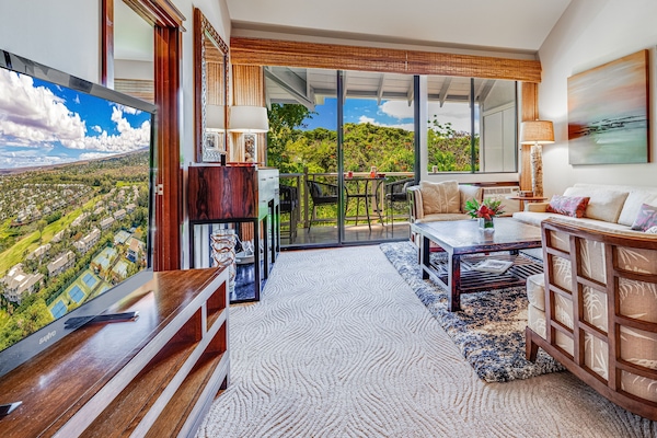 Condo, 2 Bedrooms, Garden View (52) | Living area | TV, DVD player