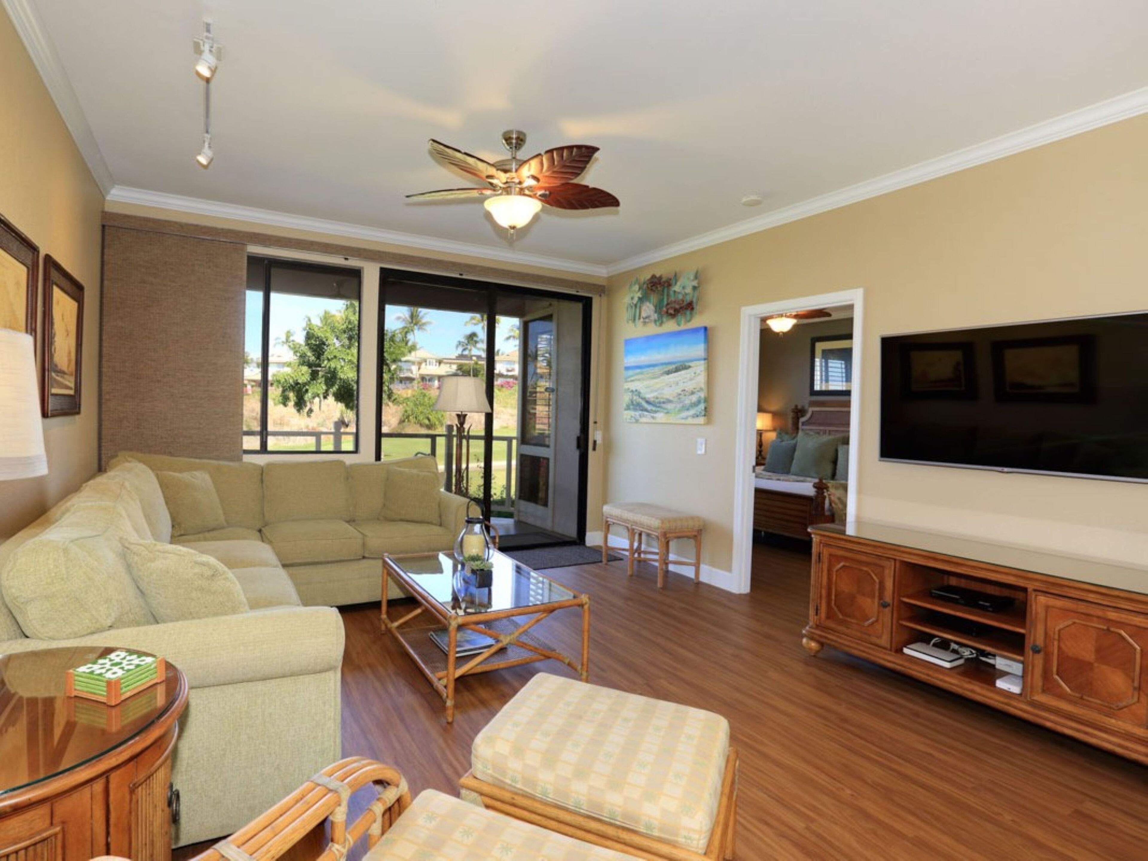 公寓客房, 2 間臥室, 高球場景觀 (Partial Ocean View (75)) | 住宿正面