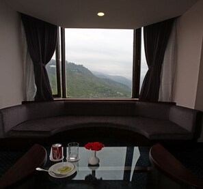 Executive Room, 1 Queen Bed | Living area | LCD TV, DVD player - The Royal Plaza Gangtok (Gangtok)