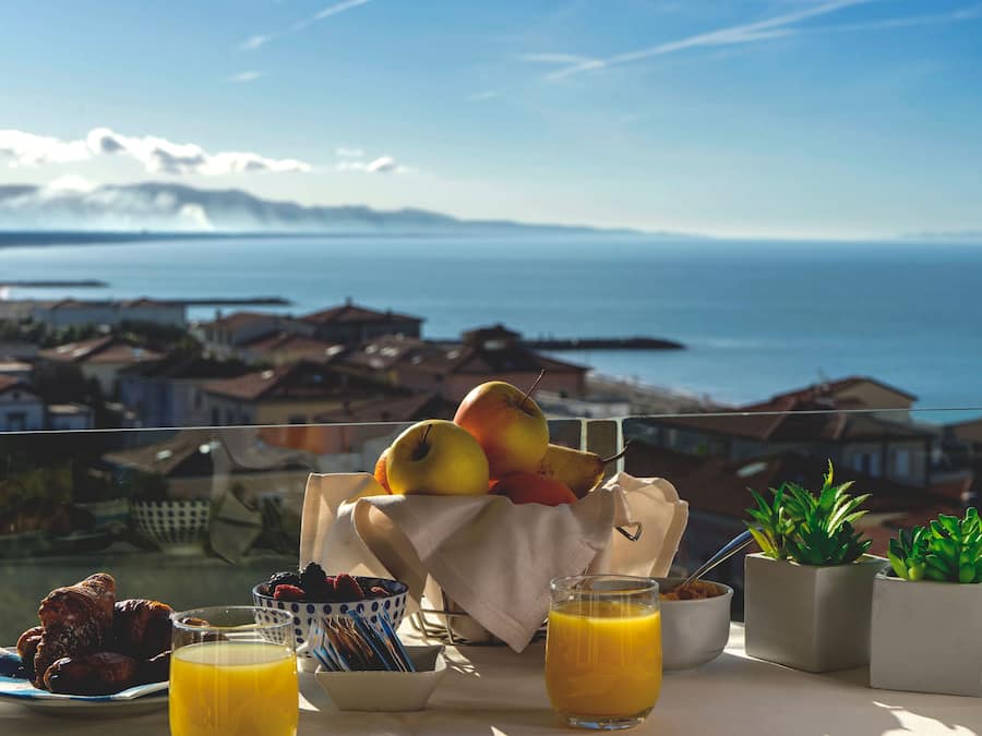 Daily buffet breakfast for a fee