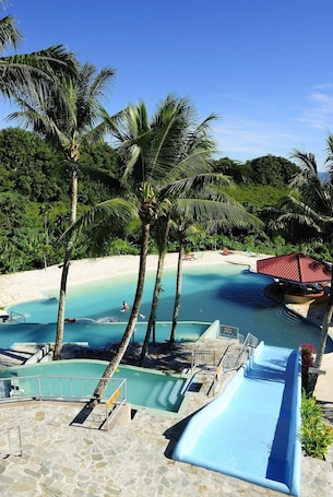 2 outdoor pools, pool umbrellas, sun loungers. Airai Water Paradise Hotel & Spa