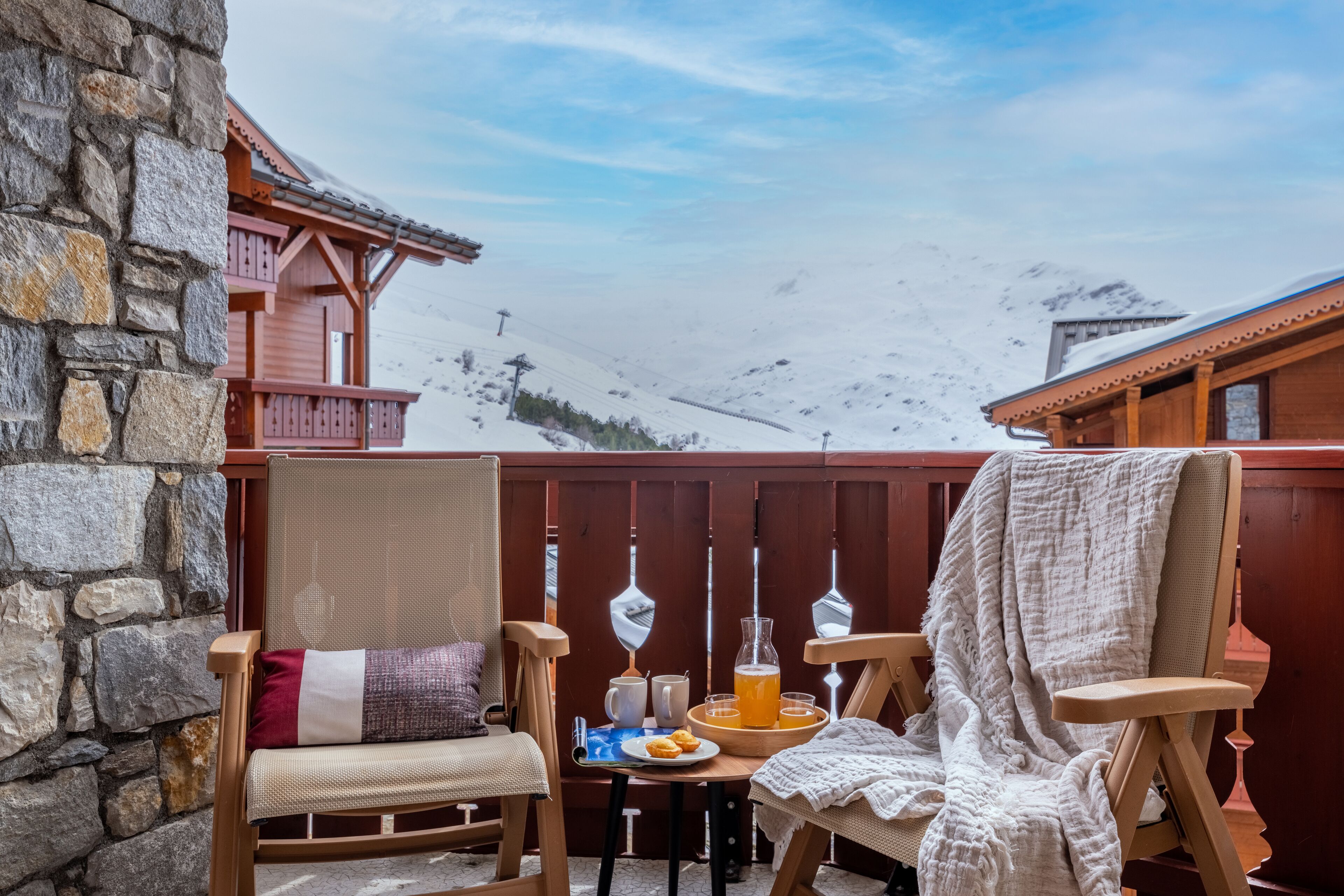 Apartment 6 people - 2 bedrooms - Mountain view | Terrace/patio