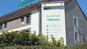 Voorkant van accommodatie