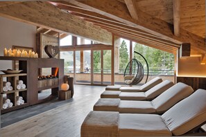 Sauna, Dampfbad, Körperbehandlungen, Ganzkörperwickelbehandlung