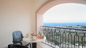 Blick vom Balkon