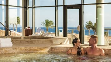 Sauna, massage/treatment rooms, manicures and pedicures