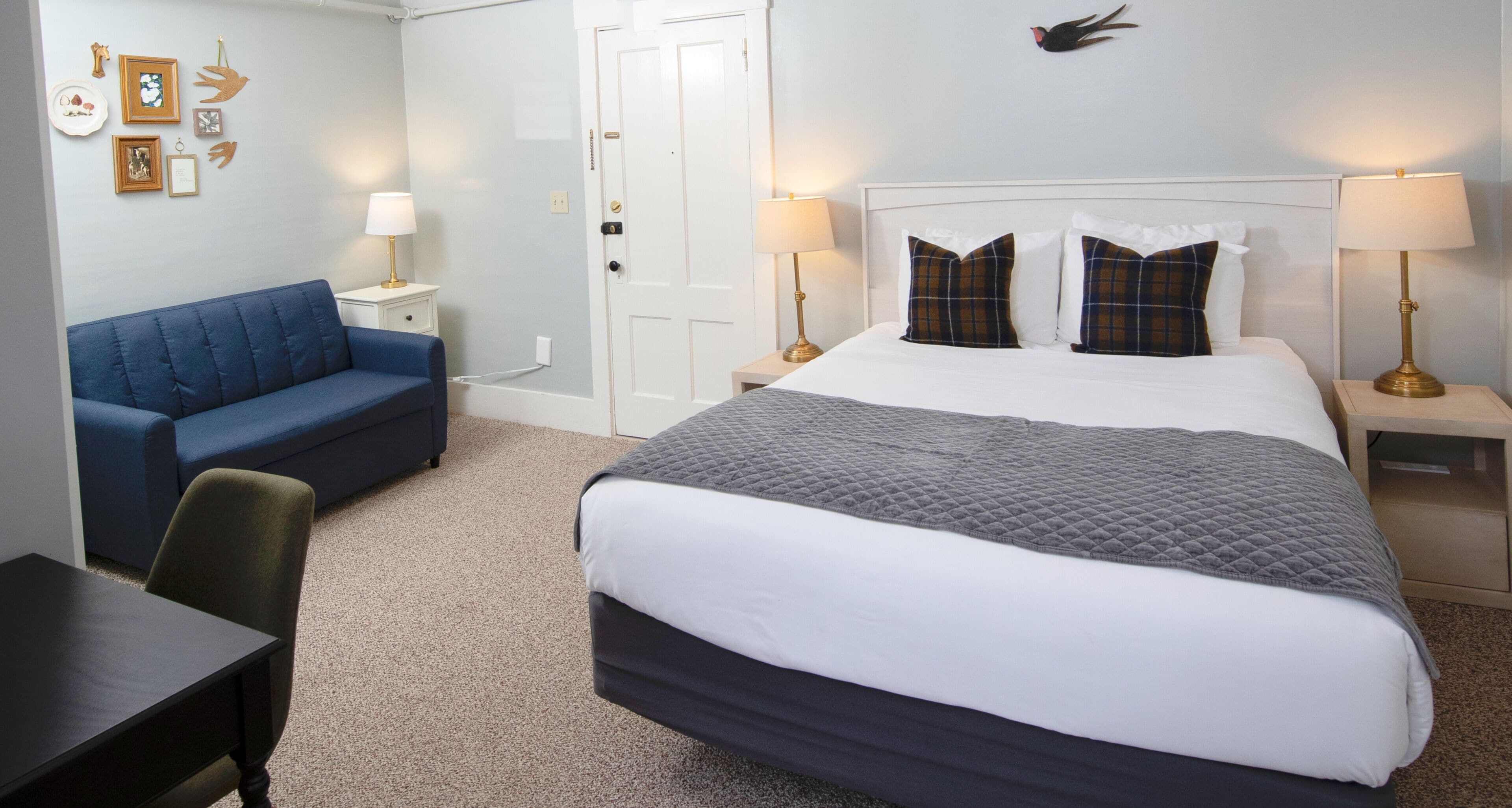 1 bedroom, premium bedding, individually decorated, blackout curtains