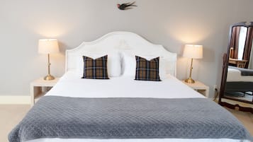 Premium bedding, individually decorated, blackout curtains