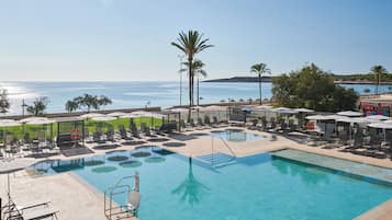 Indoor pool, outdoor pool