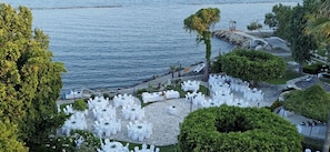 Zona para bodas al aire libre