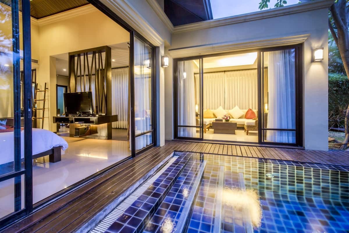 2 habitaciones y minibar con artículos gratuitos