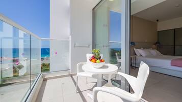 Superior Double Room, Partial Sea View | View from room