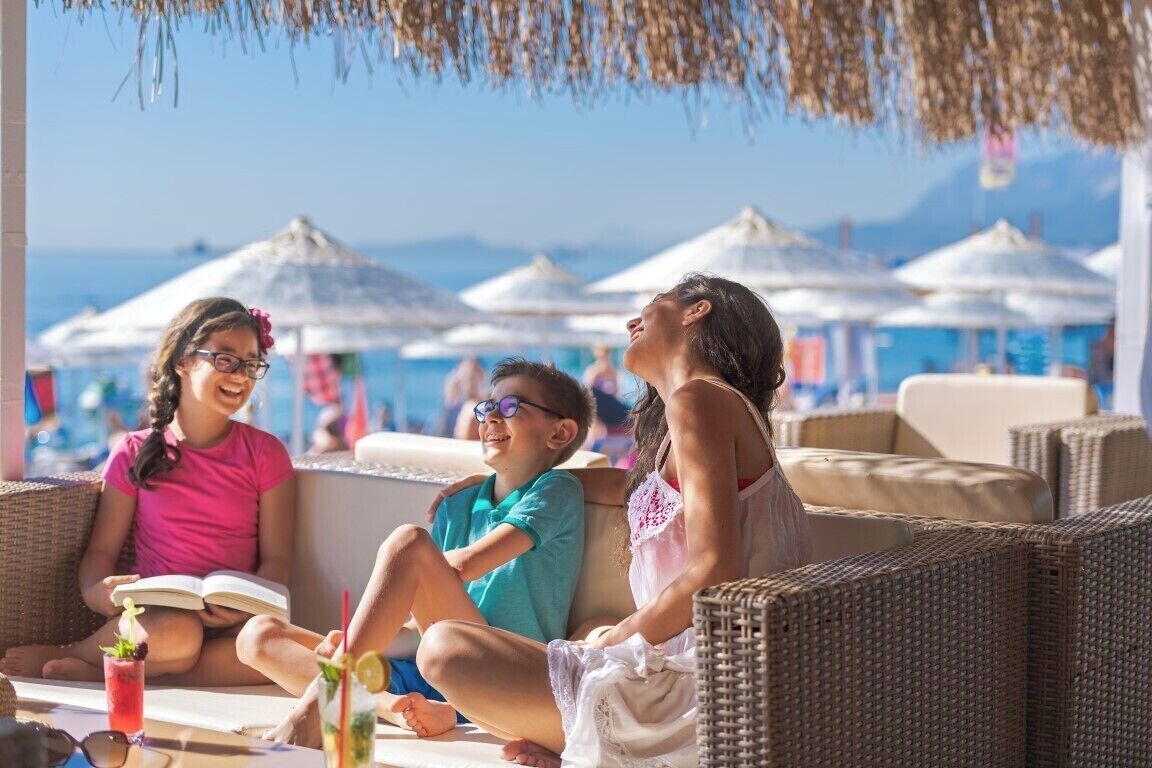 private beach nearby, sun-loungers, beach umbrellas, beach towels