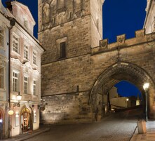 Front of property - evening/night