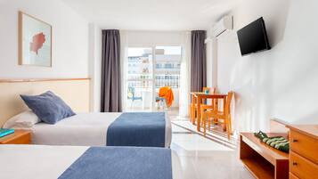 In-room safe, laptop workspace, blackout curtains, free WiFi