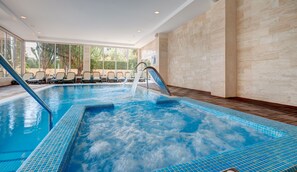 Indoor pool, outdoor pool, pool loungers - Hipotels Said (Sant Llorenc des Cardassar)