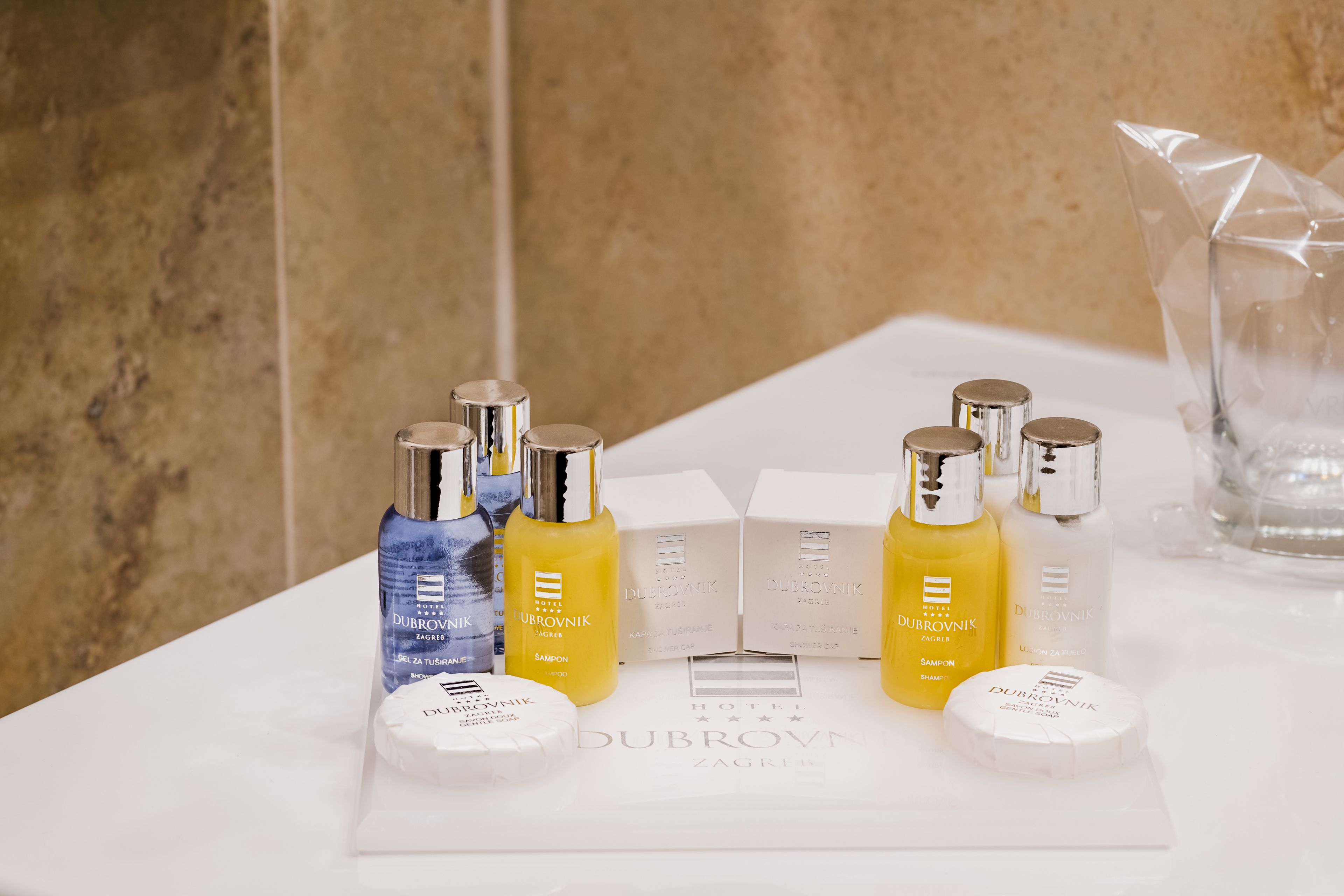 free toiletries, hair dryer, bidet, towels