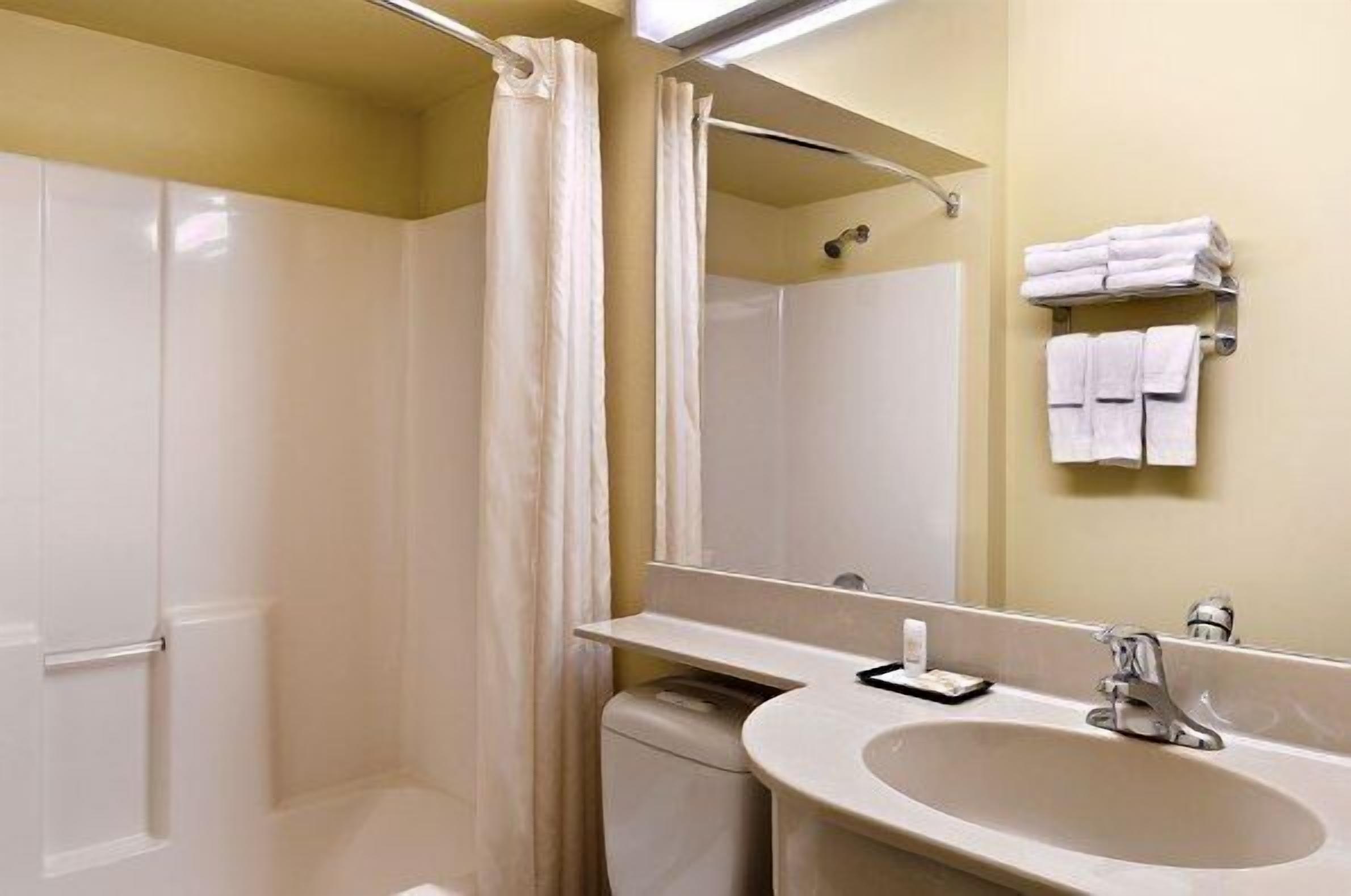 free toiletries, hair dryer, towels