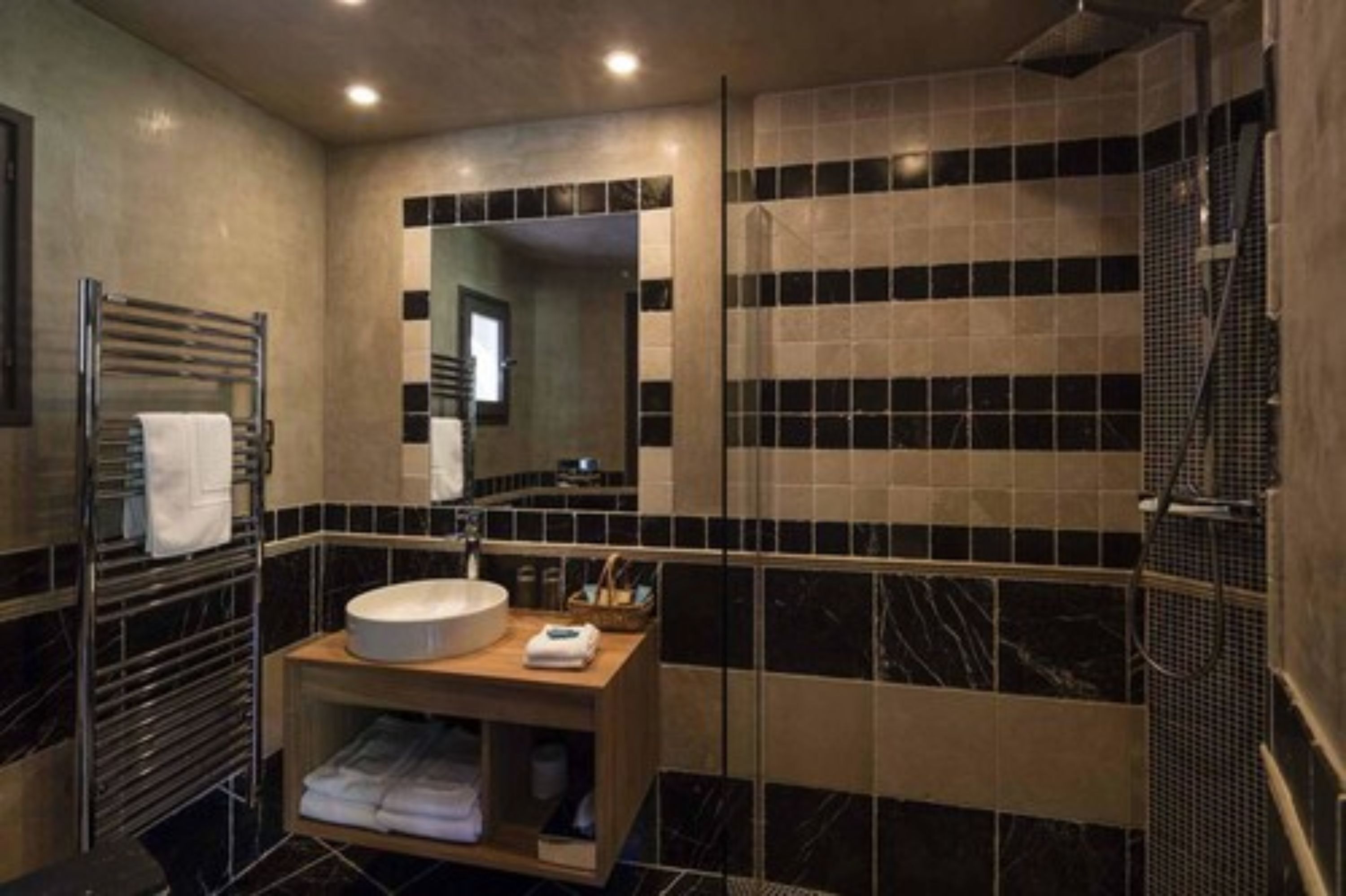 free toiletries, hair dryer, bathrobes, slippers