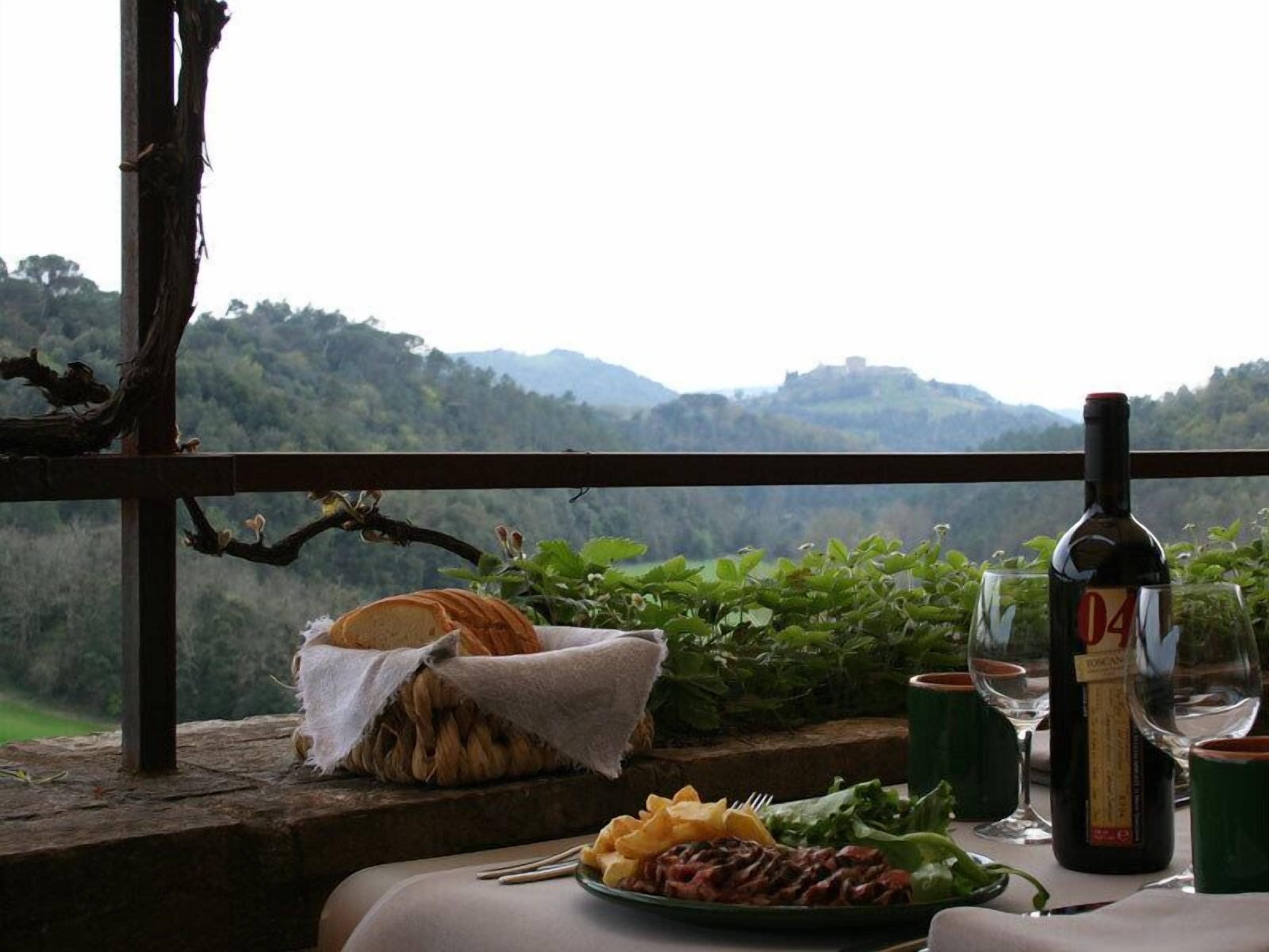 Blick von der Unterkunft